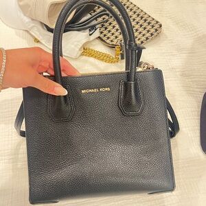 Michael Kors Black Leather Handbag
